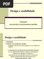 Design e Usabilidade