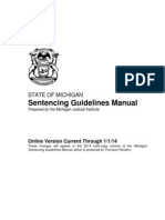State of Michigan Sentencing Guidelines Manual