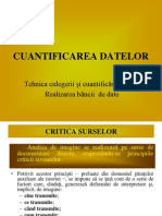  Cuantificarea Datelor