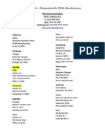 monsanto info  - pan manufacturers