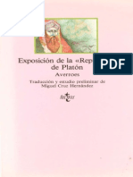 Averroes - Exposicion de La Republica de Platon