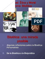 Bioetica Personalista y Derecho