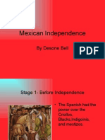 Mexican Independence: by Desone Bell