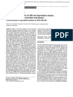 Neem Degradation Kinetics Analysis - Barrek (2004)