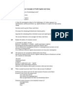 WK4 Seminar Solutions Concepts of Profit Capital and Value