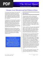 Download April 2009 Issue of The Kitces Report on Dynamic Asset Allocation and Safe Withdrawal Rates by Michael Kitces SN220270405 doc pdf