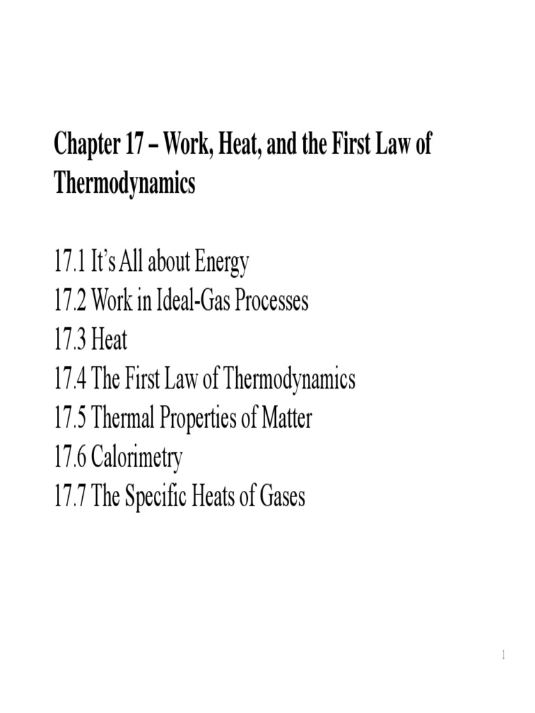 Thermodynamics: Work and Heat Basics | PDF | Heat | Thermodynamics