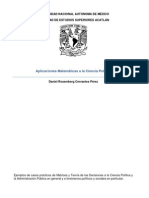 Aplicaciones Matemáticas A La Ciencia Política