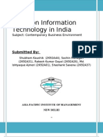 Download Information Technology in India by shashank0803 SN22028349 doc pdf