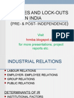 Strikes and Lockouts in INDIA