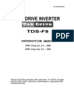 TDS F8 Manual Instrucciones