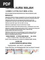 Download totok aura  by DARWIN AMD AURA BANDUNG SN22031209 doc pdf