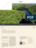 APP Forest Conservation Policy One Year Summary