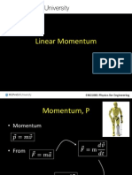 Linear Momentum: ENG1081 Physics For Engineering