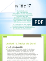 6. Exposicion Excel, Temas 16 y 17