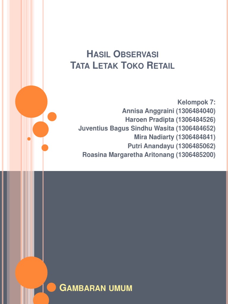 Analisis Layout Toko Ritel di Indonesia | PDF