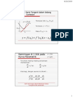 Kalkulus - Kurva Parametrik Bidang Dan Koordinat Polar PPT 2