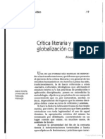 Critica Literaria y Globalizacion Cultural Moraña