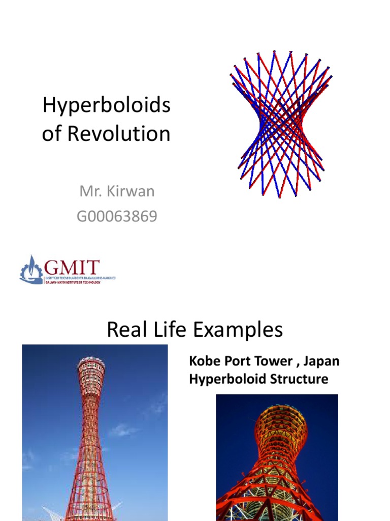 Hyperboloids of Revolution | PDF | Asymptote | Algebraic Geometry