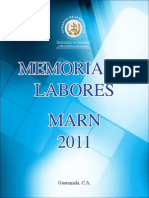 Memoria de Labores 2011