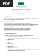 Plano de Ensino Final- 1o 2014__ - UnB - Dir Coletivo Do Trabalho