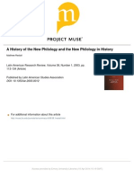 Restall - 2003 - A History of The New Philology and The New Philolo