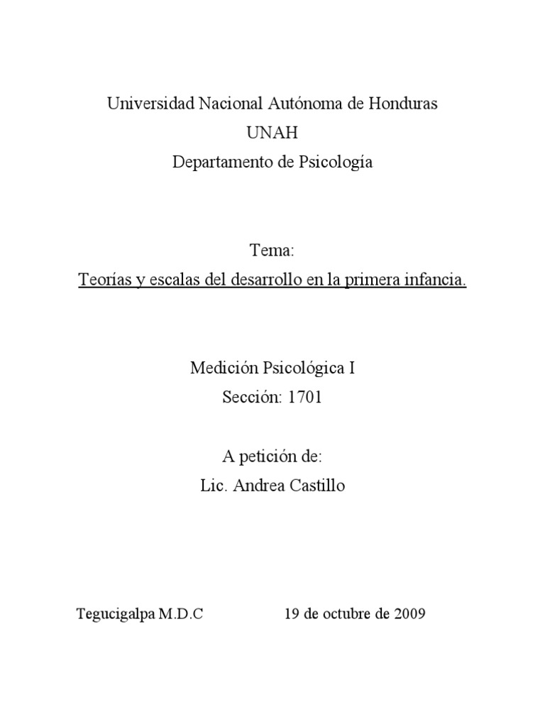 Teorías del Desarrollo en la Infancia | PDF | Aprendizaje | Adultos