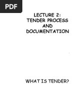 Tender Process 