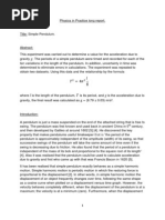 Download Simple Pendulum by ab594 SN220357528 doc pdf