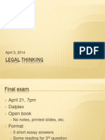 Legal Thinking: April 3, 2014