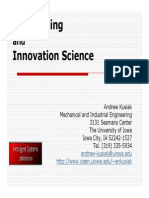 Data Mining and Innovation Science, Kusiak