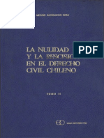 La Nulidad y La Rescision - Tomo II (Alessandri Besa)