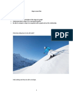 Robbie Dawson Slope Lesson Plan Learning Objectives:: What Does Skiing Have To Do With Math?
