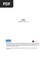 UNIX For Users LabBook