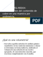 Volumretría Redox