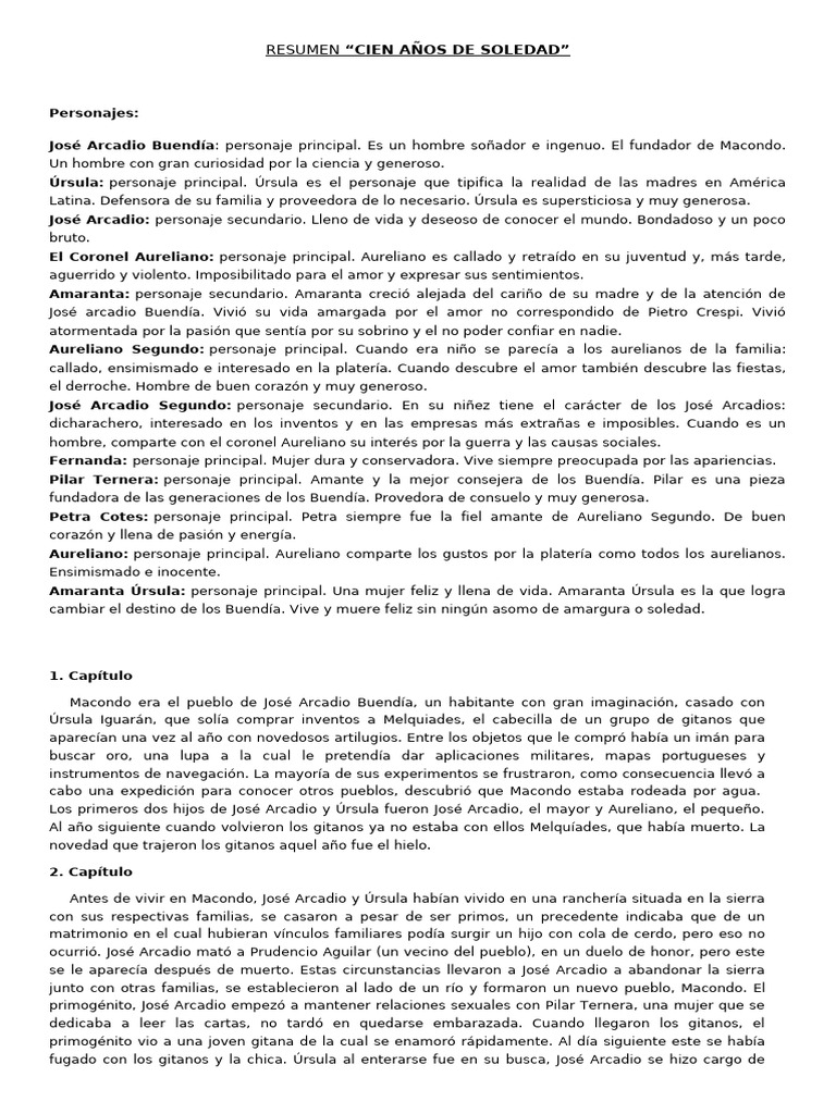 Resumen. Cien años de soledad.docx