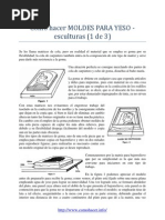 Como Hacer MOLDES PARA YESO Esculturas 1 de 3