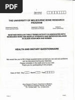 LEAF-Q Questionnaire for Female Athletes | PDF | Menstruation ...