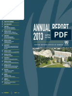 UNOG Annual Report 2013; Multistakeholder Engagement Supporting World Transformation Towards Green Sustainability