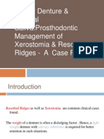 Artificial Salivary Dentures With Palatal Reservoir