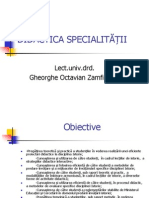 I Didactica Specialitatii Zamfirescu Gheorghe Octavian.