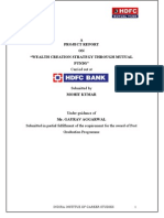 HDFC Project Report by Sumit Ray