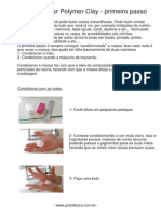 1 - Condicionando Polymer Clay