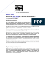 Secuelas Del Abuso Sexual en El Desarrollo Del Pensamiento, Reinaldo Perrone