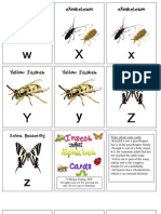 Insect Alphabet Cards