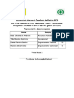 Comunicado Interno de Resultado