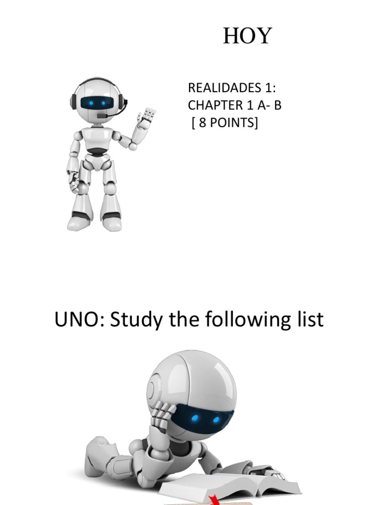 Realidades 1 Chapter 1A Answers | PDF