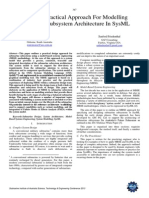 A Practical Approach for Modelling Submarine Sub-system Architecture in SysML-Pearce Friedenthal