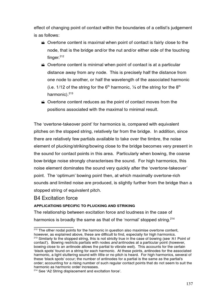 Extended Techniques for Cello 部分146 PDF Harmonic String Instruments