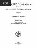 Sperber 1959-1973 - Bible in Aramaic 4b PDF | PDF